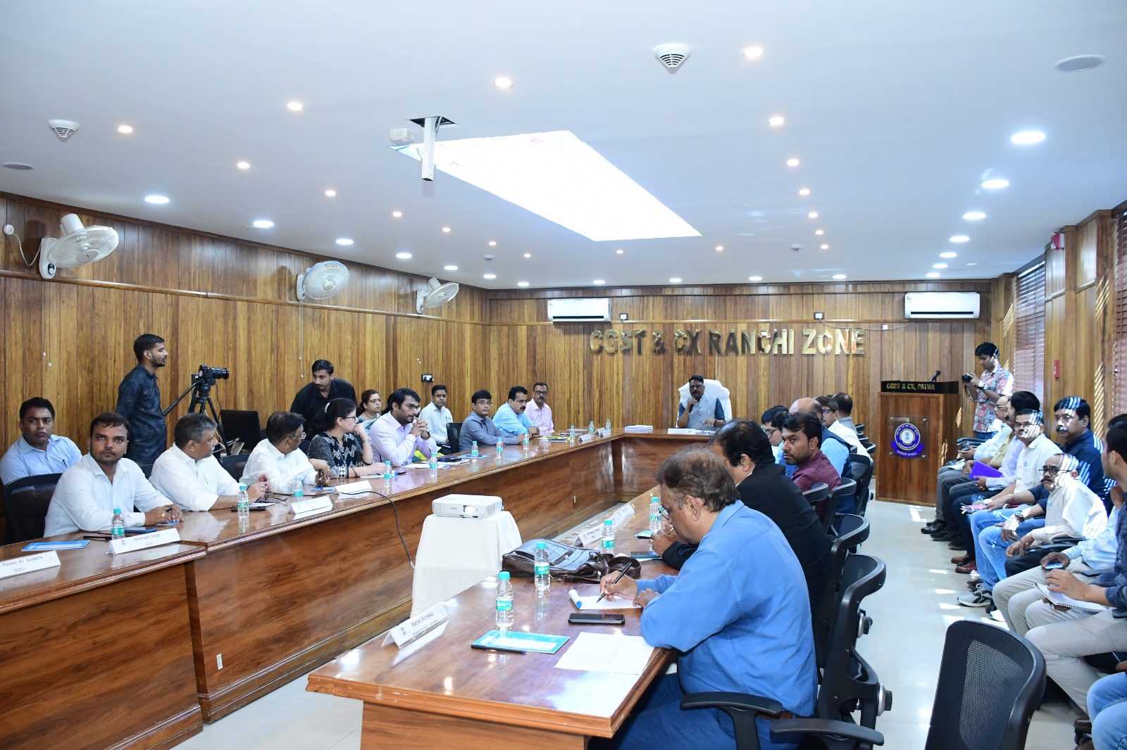 Taxpayer Outreach Programme Seminar 2025 at CGST Patna-I with officials addressing participants